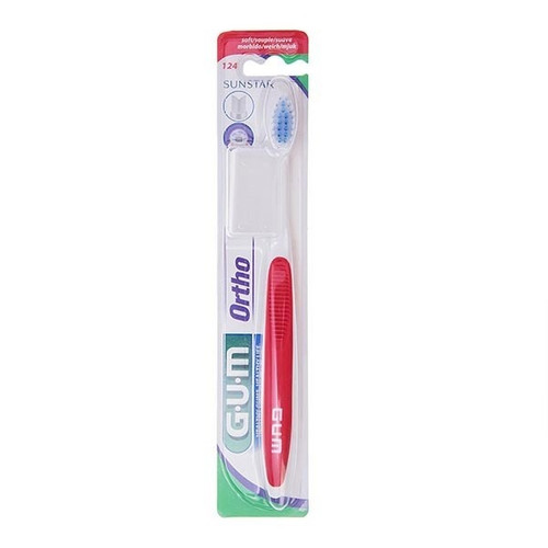 مسواک ارتودنسی GUM با برس نرم