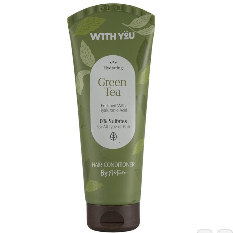 ویت یو _نرم کننده موی سر چای سبز با هیالورونیک اسید With You Green Tea Acid Hair