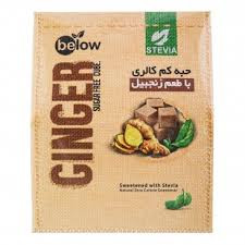 stevia_حبه کم کالری با طعم زنجبیل حجم300 گرمی