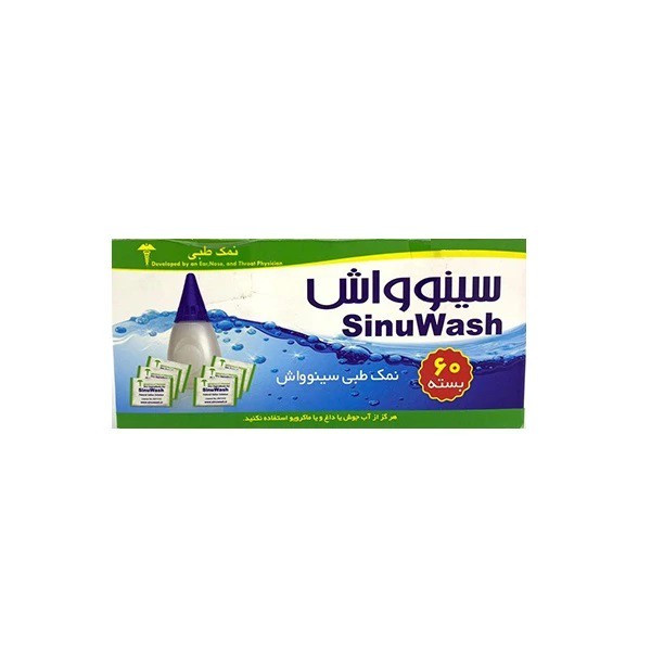 سینوواش _ نمک طبی مدل Nasal Wash بسته 60 عددی